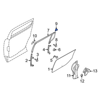 Lincoln OE - Window Channel Screw