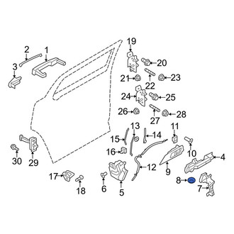 Lincoln OE - Door Latch Seal