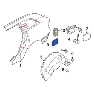 Lincoln OE - Rear Quarter Panel Vent