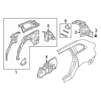 Lincoln OE - Rear Quarter Panel Reinforcement