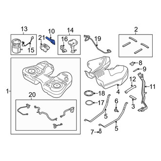 Lincoln OE - Fuel Filler Neck Adapter