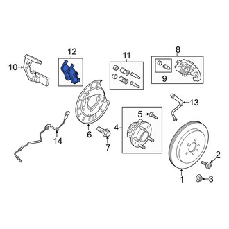 Lincoln OE - Rear Disc Brake Pad Set