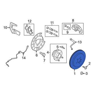 Lincoln OE - Rear Disc Brake Rotor