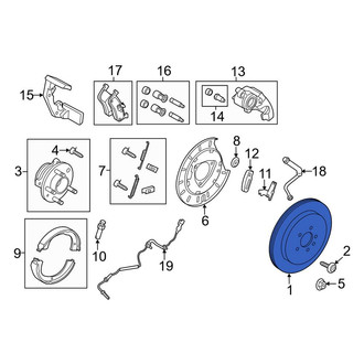 Lincoln OE - Rear Disc Brake Rotor