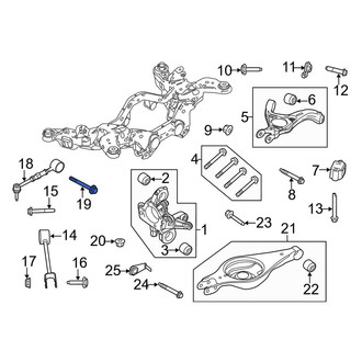 Lincoln OE - Lower Suspension Control Arm Bolt