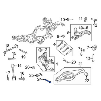 Lincoln OE - Upper Suspension Control Arm Bolt