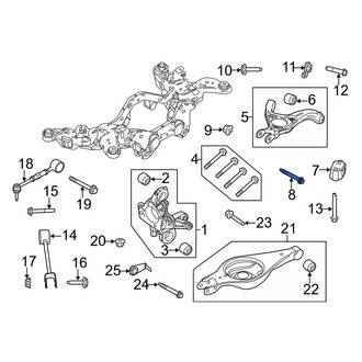 Lincoln OE - Rear Lower Inner Suspension Control Arm Bolt