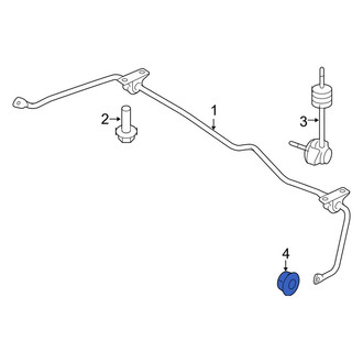 Lincoln OE - Rear Suspension Stabilizer Bar Link Nut