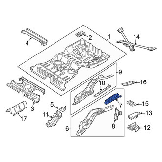 Lincoln OE - Right Bumper Impact Bar Bracket