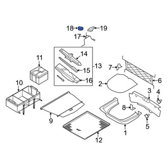 Lincoln OE - Spare Tire Nut