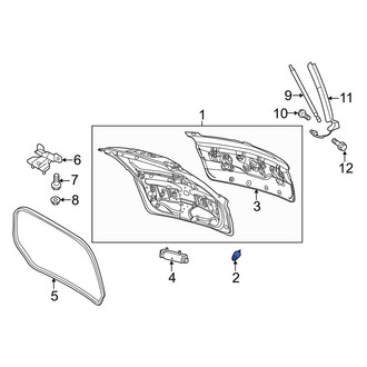 Lincoln OE - Rear Liftgate Stop Bumper