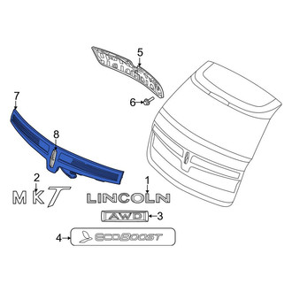 Lincoln OE - Rear Right Reflector Panel