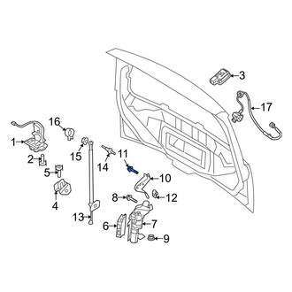 Lincoln OE - Tailgate Lift Motor Bolt