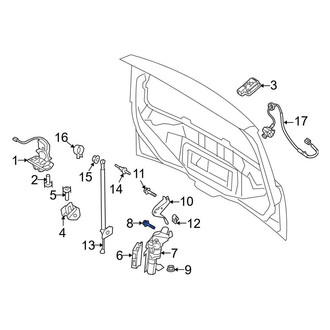 Lincoln OE - Tailgate Lift Motor Bolt