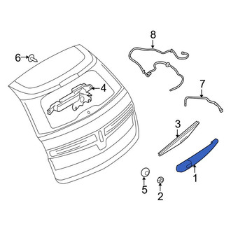 Lincoln OE - Rear Wiper Arm