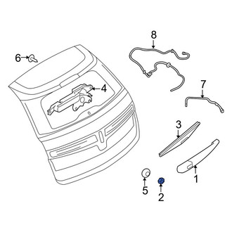 Lincoln OE - Wiper Arm Nut