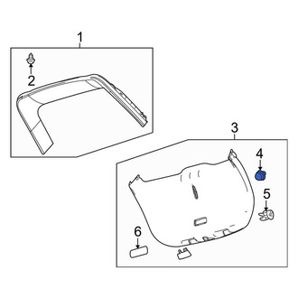 Lincoln OE - Lower Liftgate Trim Panel Clip
