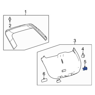 Lincoln OE - Lower Liftgate Trim Panel Clip