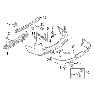 Lincoln OE - Rear Bumper - Bumper & Components