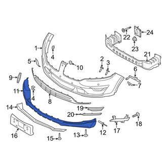 Lincoln OE - Front Lower Bumper Cover