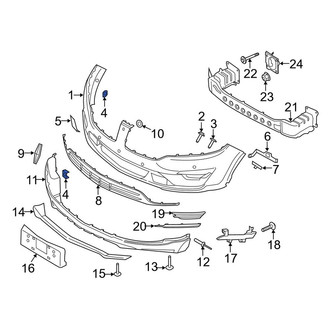Lincoln OE - Bumper Cover Nut