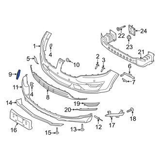 Lincoln OE - Front Bumper Cover Emblem