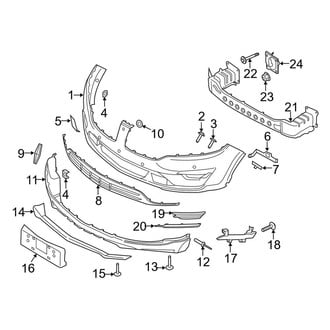 Lincoln OE - Front Bumper & Grille - Bumper & Components