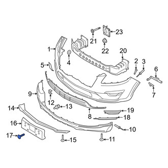 Lincoln OE - License Plate Bracket Rivet