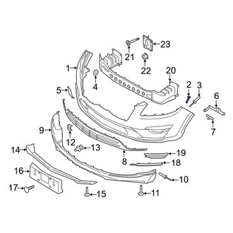Lincoln OE - Lower Radiator Support Tie Bar Bolt