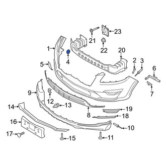 Lincoln OE - Wheel Arch Molding Nut