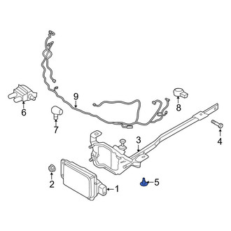 Lincoln OE - Radiator Support Splash Shield Screw