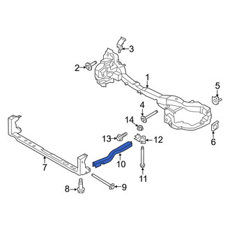 Lincoln OE - Left Radiator Support Panel Reinforcement