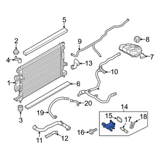 Lincoln OE - Cooling System Bypass Line Adapter
