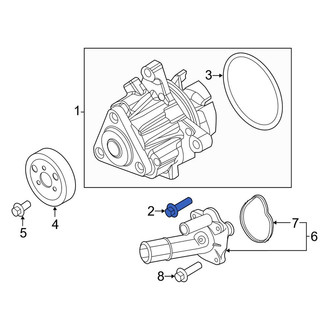 Lincoln OE - Cooling System Bypass Line Adapter Bolt
