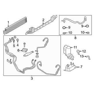 Lincoln OE - Cooling - Trans Oil Cooler (2.0L)