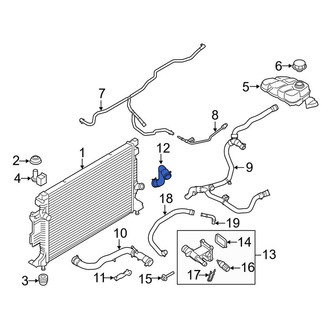 Lincoln OE - Lower Radiator Coolant Hose