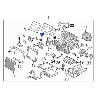 Lincoln OE - HVAC Air Inlet Door Actuator