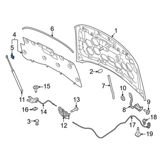 Lincoln OE - Hood Insulation Pad Clip