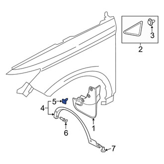 Lincoln OE - Door Molding Screw