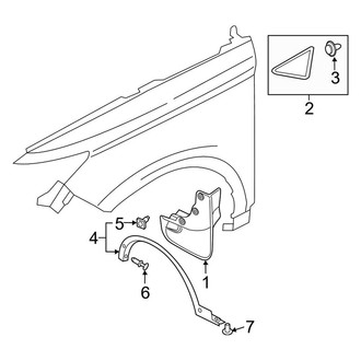 Lincoln OE - Fender - Exterior Trim