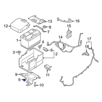 Lincoln OE - Cowl Panel Reinforcement Nut
