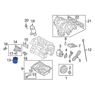 Lincoln OE - Engine Oil Filter