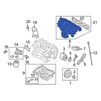 Lincoln OE - Engine Intake Manifold