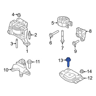 Lincoln OE - Rear Engine Mount Bolt