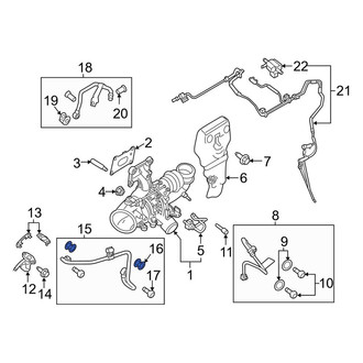 Lincoln OE - Turbocharger Coolant Line Gasket