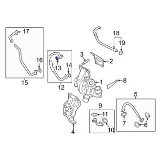 Lincoln OE - Turbocharger Coolant Line Washer