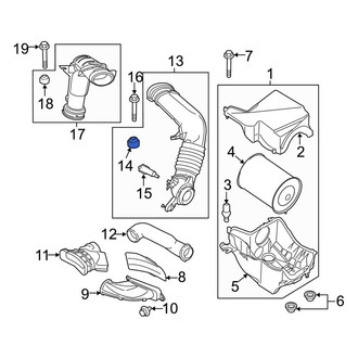 Lincoln OE - Engine Air Intake Hose Grommet