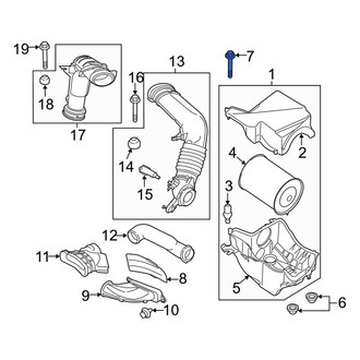 Lincoln OE - Upper Air Filter Housing Bolt