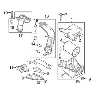 Lincoln OE - Engine / Transaxle - Air Intake (2.3L)