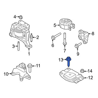 Lincoln OE - Rear Engine Mount Bolt